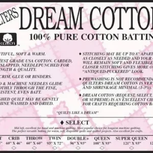 Quilters Dream Cotton Select White Batting