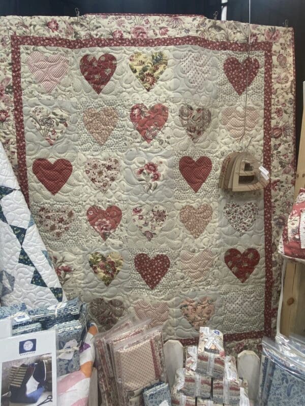 Red/Pink Heart Quilt