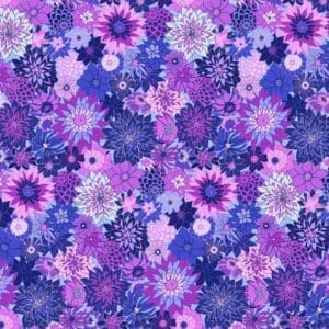 Happiness - Dahlias in Purple