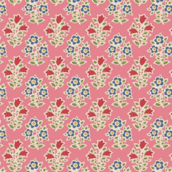Tilda Jubilee Farm Flowers Pink