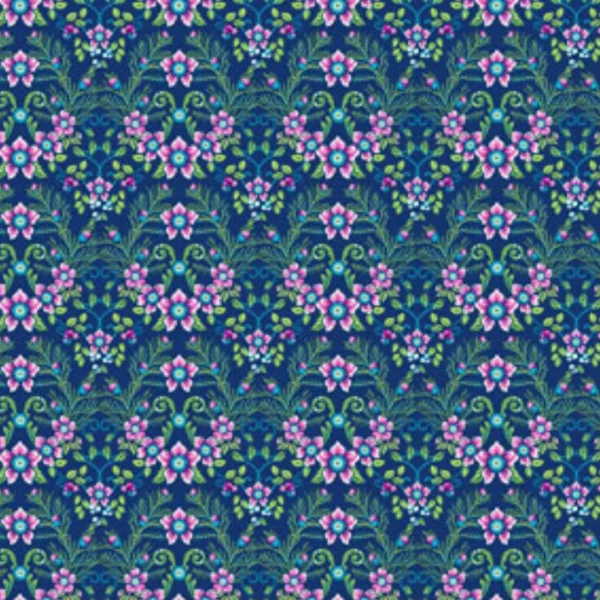 Wild-Blue-Floral-Brocade-108-Wideback-Fabric-Northcott-Fabrics