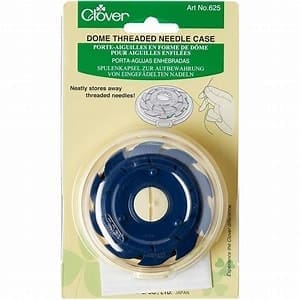 Clover Dome Threaded Needle Case