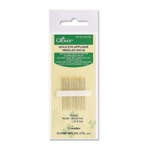 Clover Gold Eye Applique No. 9 Needles
