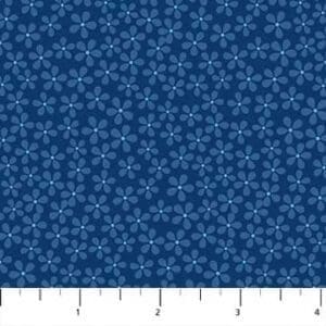 FIGO Fabrics Midsommar 90136-49 Navy