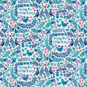 Seasons Positivity Blossoms LIGHT DENIM