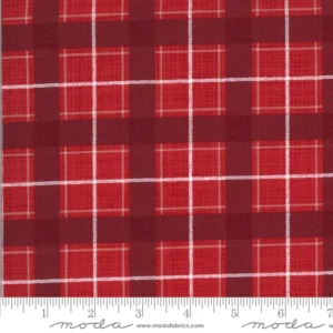 Juniper Brushed - Red Plaid