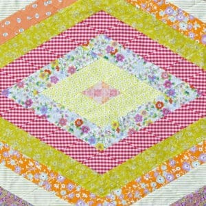 Postcard Project #17 60 Degree Diamond