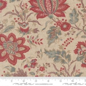 Fleur De Paris Pivoine Florals Pearl Linen
