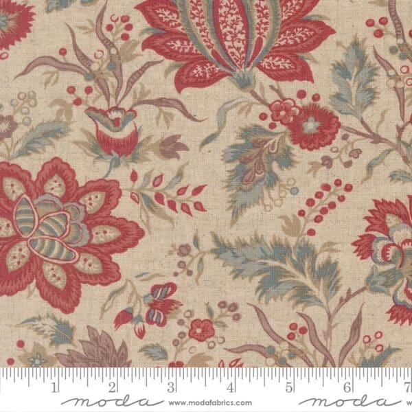 FG Pivoine Florals Pearl Linen