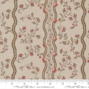 Fleur De Paris Jonquille Stripes Floral Smoke