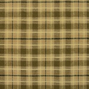 Highlands Flannel Check Plaid Olive Jam