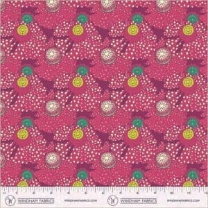 Polka Flower 54975D-3 Plum