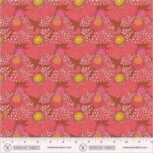 Polka Flower 54975D-4 Crimson