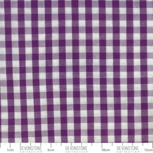 Devonstone Gingham DV2914 Purple